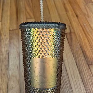 Starbucks Disneyland gold metallic tumbler